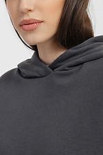 Women's ANN knitted vest with hood and slits Garne 3040360 photo №4