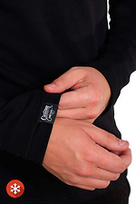 Insulated black sweatshirt for the winter Custom Wear 8025360 photo №2
