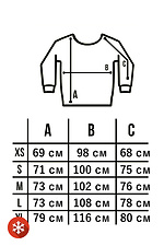 Insulated black sweatshirt for the winter Custom Wear 8025360 photo №3