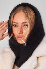 Schwarzer Angora-Capor Garne 4496361 Foto №1