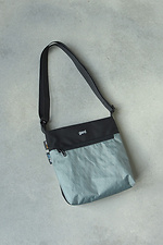 Вместительная сумка мессенджер через плечо серого цвета GARD 8038361 фото №7