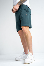 Men's BASKET knitted shorts Dark turquoise Teamv 8034363 photo №2