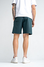 Men's BASKET knitted shorts Dark turquoise Teamv 8034363 photo №3