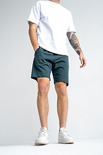 Men's BASKET knitted shorts Dark turquoise Teamv 8034363 photo №4