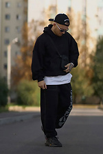 Herren Oversize Hoodie Shark schwarz OGP 8043364 Foto №10