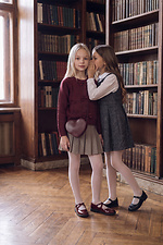 Белые детские однотонные колготки из микрофибры M-SOCKS 2040366 фото №5