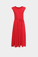 Красное платье TONIA без рукавов с длинной пышной юбкой Garne 3040366 фото №5