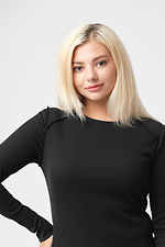 Лонгслів ROSE чорний Garne 3042367 фото №1