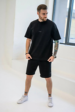Чоловічий літній костюми з футболкою Oversize 32 Чорний Teamv 8034367 фото №3