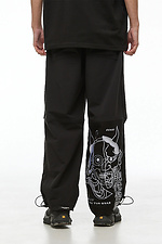 Herrenhose mit weitem Bein aus Stretch-Nylon „Yamaguchi“ TUR WEAR 8037367 Foto №5