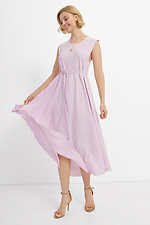 Fioletowa sukienka bez rękawów TONIA z długą bufiastą spódnicą Garne 3040368 zdjęcie №1