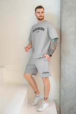 Men's summer suit with print Dream Grey Teamv 8034369 photo №2