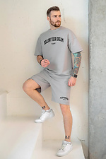 Men's summer suit with print Dream Grey Teamv 8034369 photo №3