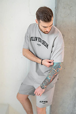 Men's summer suit with print Dream Grey Teamv 8034369 photo №5
