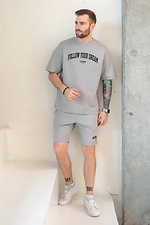 Men's summer suit with print Dream Grey Teamv 8034369 photo №6