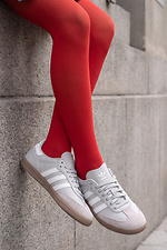 Красные детские однотонные колготки из микрофибры. M-SOCKS 2040370 фото №3