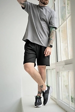 Men's Diagonal shorts Black Teamv 8034370 photo №6
