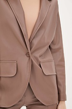 NICE-J brown casual leatherette jacket Garne 3037371 photo №4