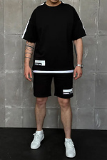 Комплект Самер Тайм чорний з білим TUR WEAR 8037371 фото №1