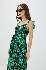 Summer staple midi dress FIDEL under the belt without sleeves with a slit on the leg Garne 3038372 photo №2