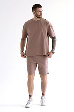 Men's summer suit with shorts Cut Mocha Teamv 8034372 photo №2