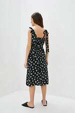Summer staple midi dress FIDEL under the belt without sleeves with a slit on the leg Garne 3038373 photo №4