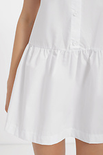 Короткое хлопкове платье MADDIE с отрезной юбкой и планкой на пуговицах Garne 3040374 фото №5