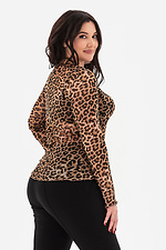 Леопардовий лонгслів HEART Garne 3043374 фото №4