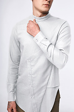 Herren Leinenhemd SM-2425 weiß TUR WEAR 8037374 Foto №6