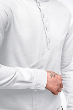 Herren Leinenhemd SM-2425 weiß TUR WEAR 8037374 Foto №7