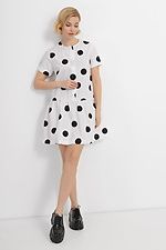 MADDIE short cotton dress with cut-off skirt and button placket Garne 3040375 photo №6