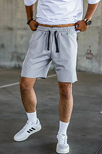 Men's Diagonal shorts Grey Teamv 8034375 photo №3