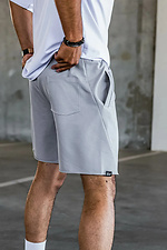 Men's Diagonal shorts Grey Teamv 8034375 photo №5