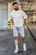 Men's Diagonal shorts Grey Teamv 8034375 photo №6
