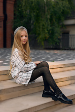 Черные колготки в сеточку со стразами M-SOCKS 2040376 фото №2