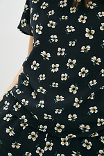 Штапельная блуза IZI на короткий рукав с круглой горловиной Garne 3038377 фото №4