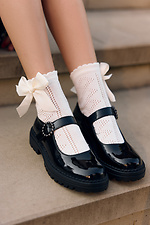 Детские ажурные носки с атласным бантиком. M-SOCKS 2040378 фото №5