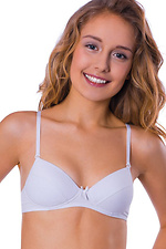 Teenage white bra for girls Key 2026382 photo №2