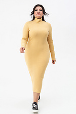 Golfowa sukienka maxi FLORI żółta Garne 3041382 zdjęcie №7