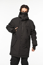 Men's winter water-and-windproof parka "Bozo", black TUR WEAR 8037383 photo №1