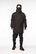 Men's winter water-and-windproof parka "Bozo", black TUR WEAR 8037383 photo №5