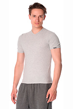 Хлопковая мужская футболка с треугольной горловиной Cornette 2021384 фото №1