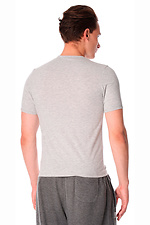 Cotton men's V-neck T-shirt Cornette 2021384 photo №2