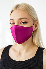 ATLAS Raspberry Satin Face Mask Garne 3500384 photo №3