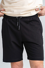 Men's knitted shorts BASKET black Teamv 8034387 photo №5