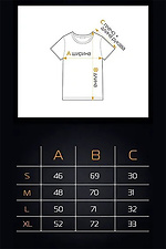 Men's T-shirt and shorts set Palm White with black Teamv 8034390 photo №5