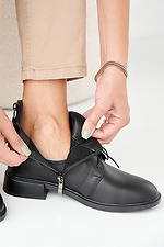 Women's spring-autumn black leather boots  2505391 photo №8