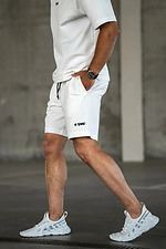 Herren Basic Shorts White Teamv 8034392 Foto №3