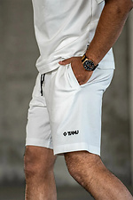 Herren Basic Shorts White Teamv 8034392 Foto №4