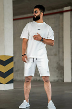 Herren Basic Shorts White Teamv 8034392 Foto №5